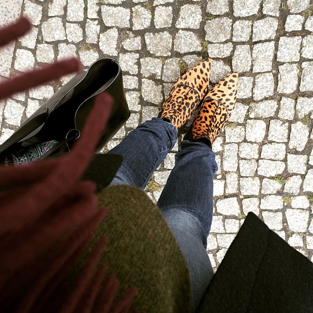 Leo in freier Wildbahn #tabithasimmons #shoelove #thestore #leopardbooties